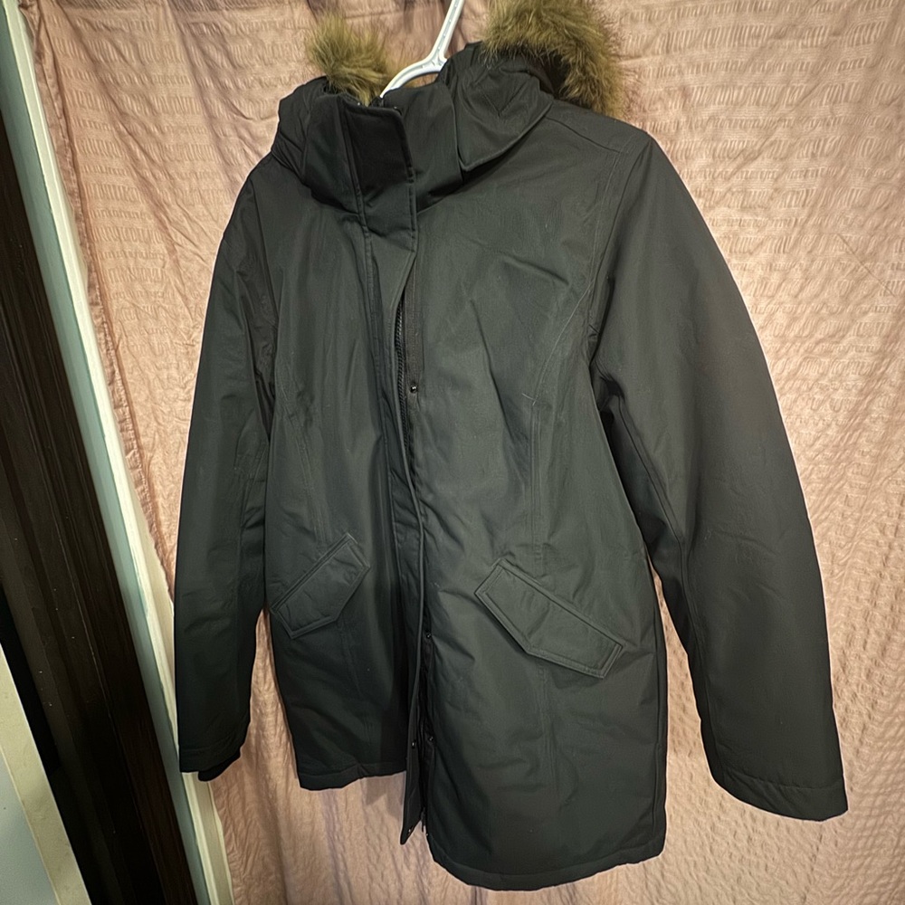 Denver Hayes Black Hooded winter Coat